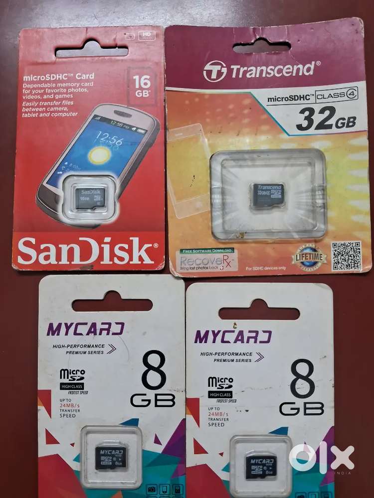 Memory card - 8GB , 16 GB , 32 GB