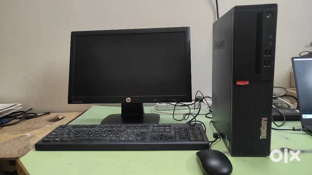 Lenovo Thinkcentre i5-6th gen,256 gb SSD,8gb ,19 led rs 16500