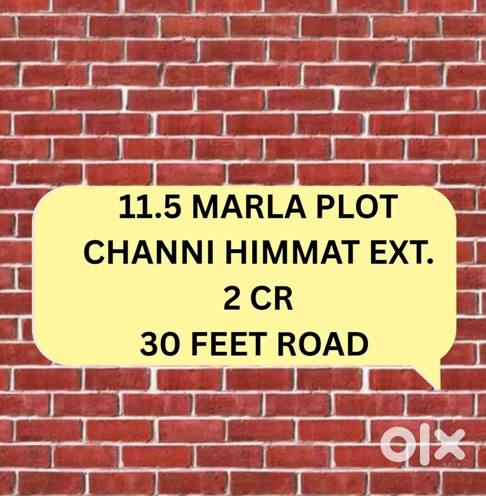 11.5 marla plot channi himmat ext.