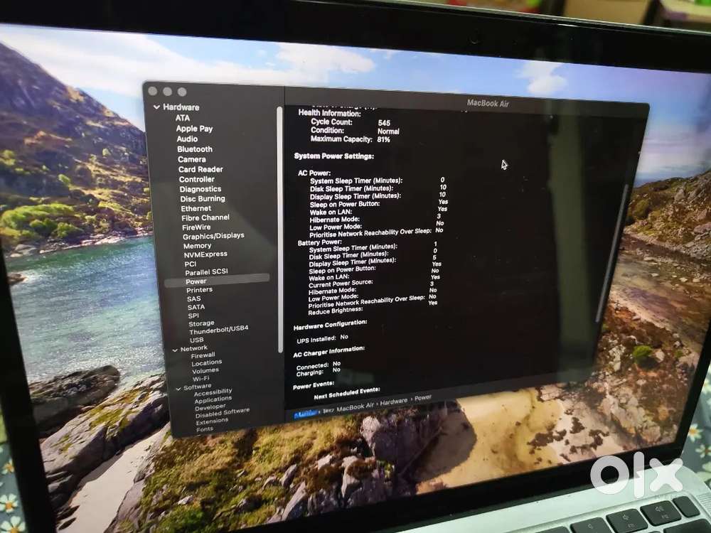 Macbook Air M1 16GB Ram and 512GB storage