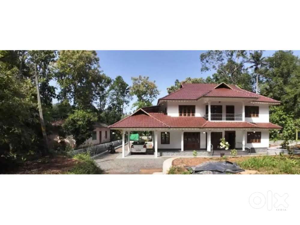 35 Cent land 2900 Sqft Furnished House For Sale Kuravilangad town