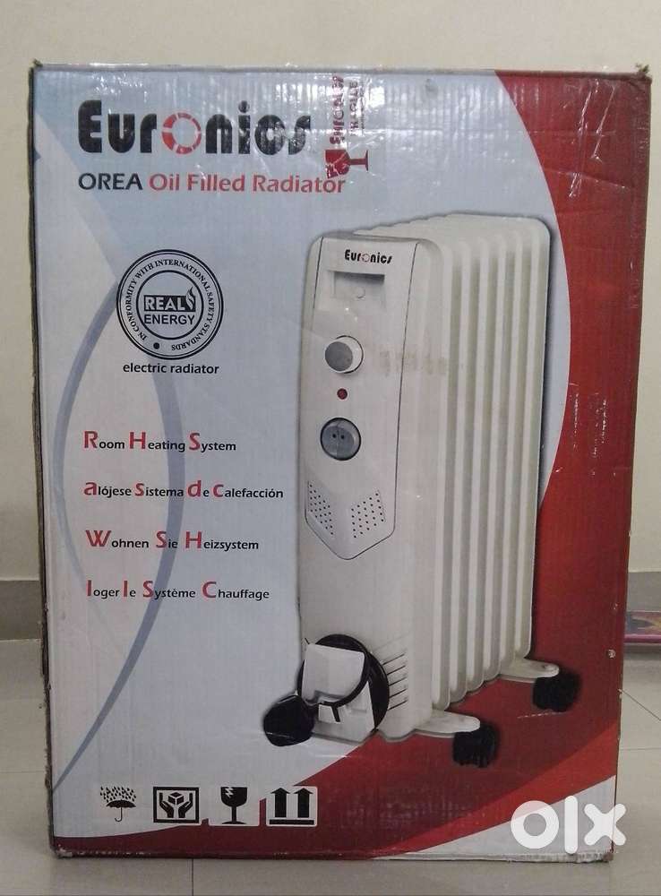Euronics 9 blade, 0.8-2KWatt, Oil Filled Room Heater/Radiator