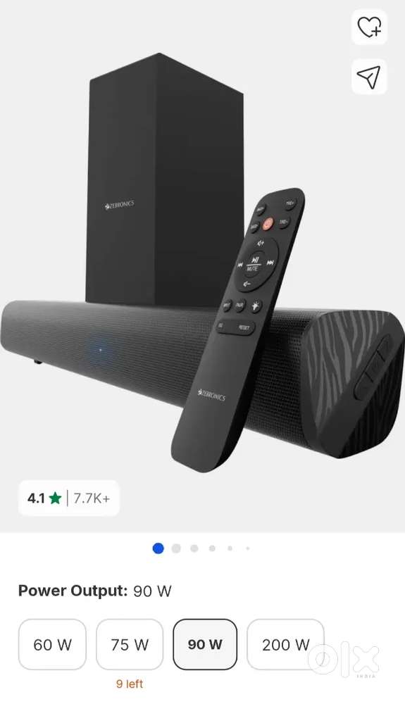 Zebronics New seal pack soundbar