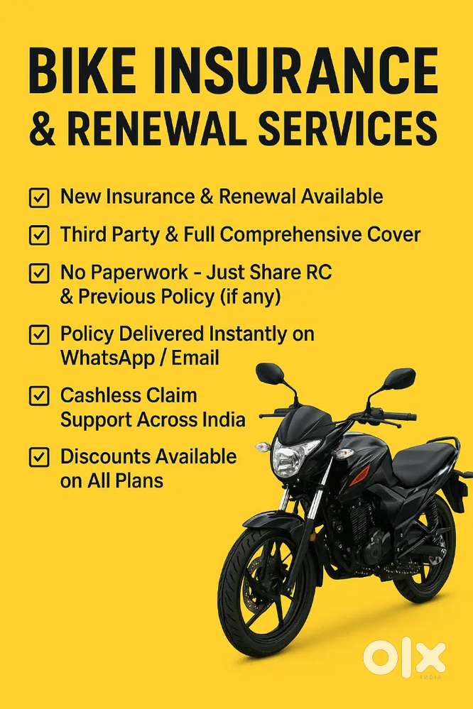 Buy / Renew Bike Insurance – Fast & Hassle-Free!