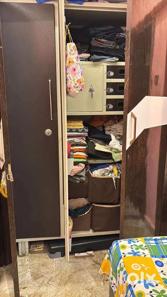 Double Door Metal Wardrobe