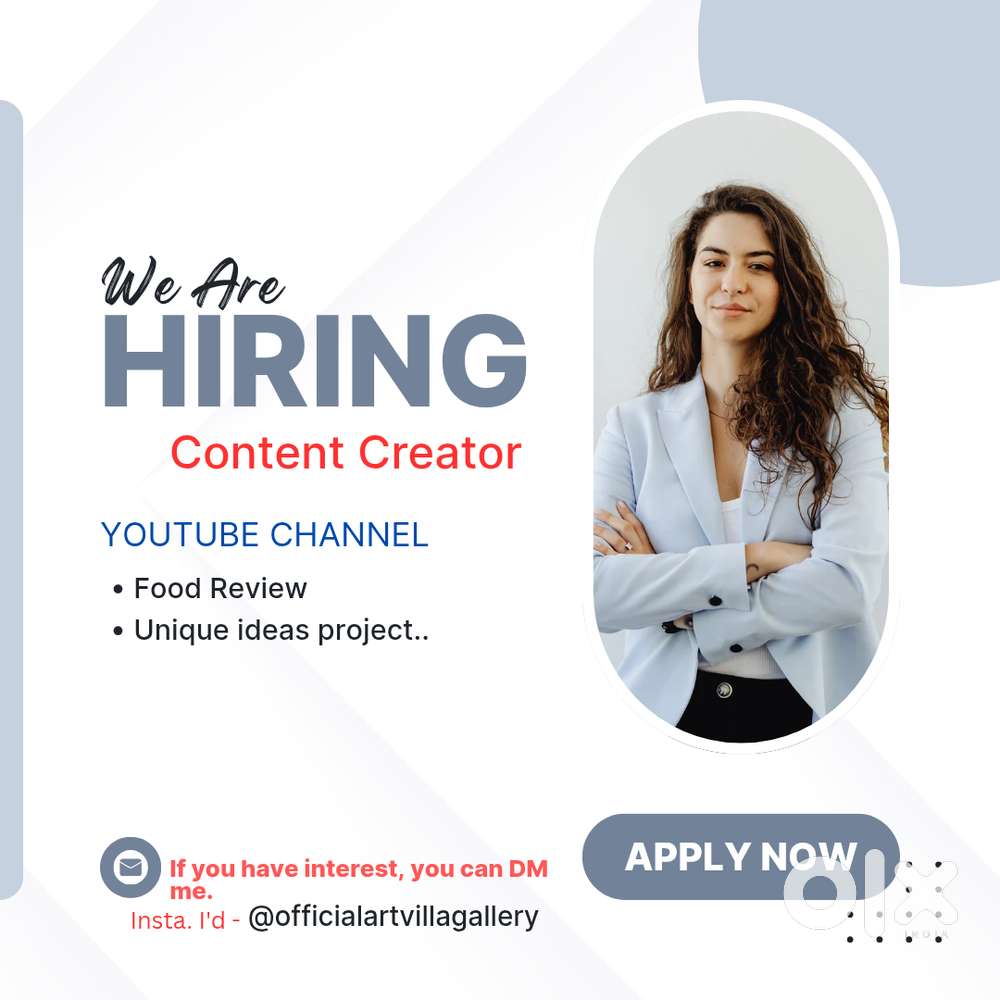 Content Creator for YouTube channel