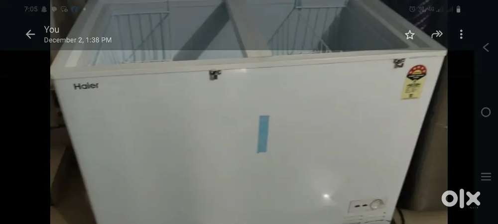 Deep fridger New condition Haier 5 star 320 Ltrs. Price negotiable