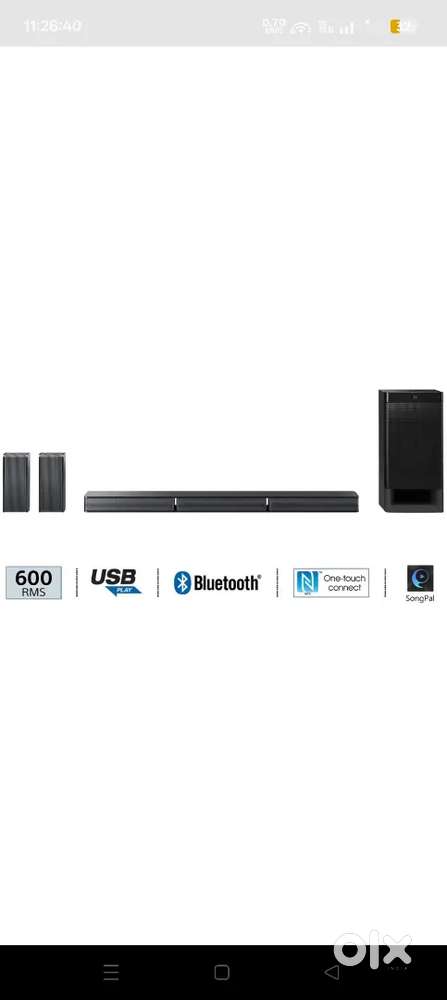 Sony HT-RT3 dolby digital 600watt RMS sound bar