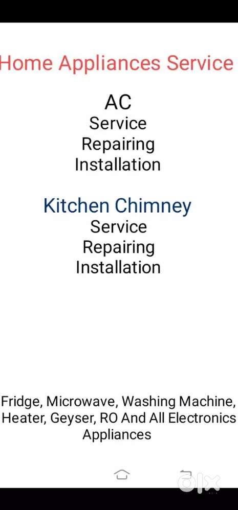 Appliances Home Service