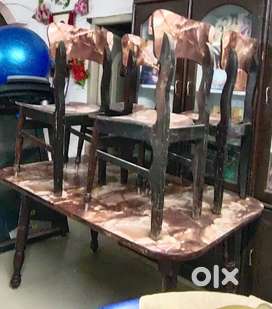 Teak wood dinning table