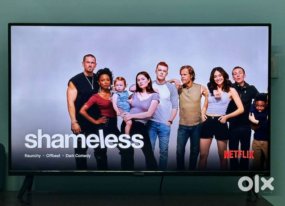 Croma 43 inch 4K UHD smart TV in perfect condition - Under Warranty.