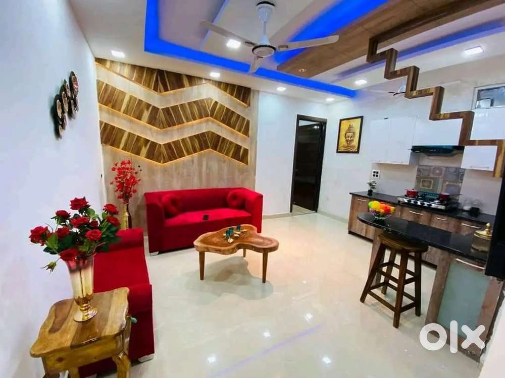 2 BHK flat semi furnished