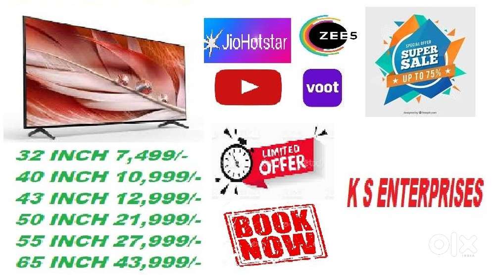 32 INCH SMART LED TV @ 7,499/- ONLY