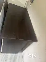 Computer table with lock n key storage