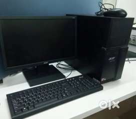 Acer computer set (512 gb 8 gb ram )