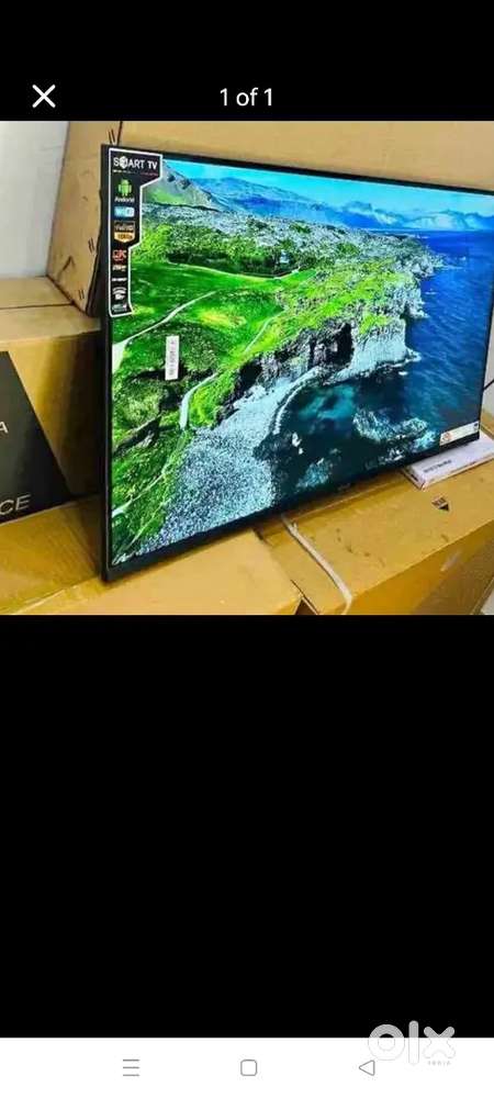 43 inch smart android frameless led tv with 600 channel free in tv