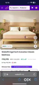 Wakefit eco latex mattress