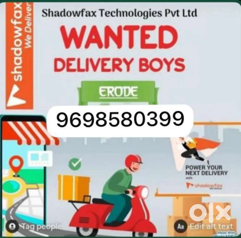 Delivery job at erode location