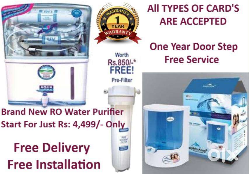 Brand New RO Water Purifier Start For Just Rs 4,499 Onl