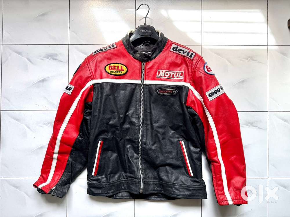 Rare Vintage Motul Genuine Leather Racing Jacket - Collector’s Gem
