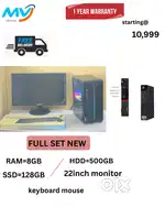 Cash on home delivery  Branded Full Set  CPU - i7 Process  All Basic S
