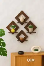 Stylish Wooden Wall Shelf