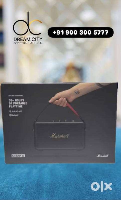 MARSHALL KILBURN 3 PORTABLE SPEAKER BRAND NEW WITH 1 YEAR WARRANTY