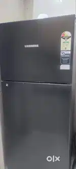NEW 2-Door Liebherr Refrigerator Black Steel 265 Litres