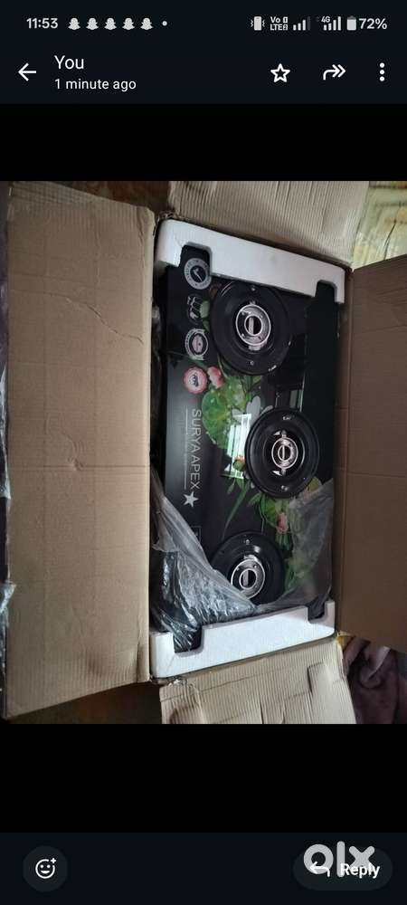 3 stove gas burner new