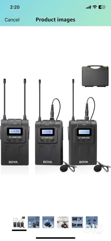 Want to sell Boya By wm8 wireless mic