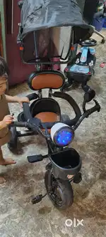 Baby cycle kids cycle parental control with light and music