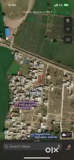 5000 sq plot  -- 1 km away from D-Mart  in sai residency