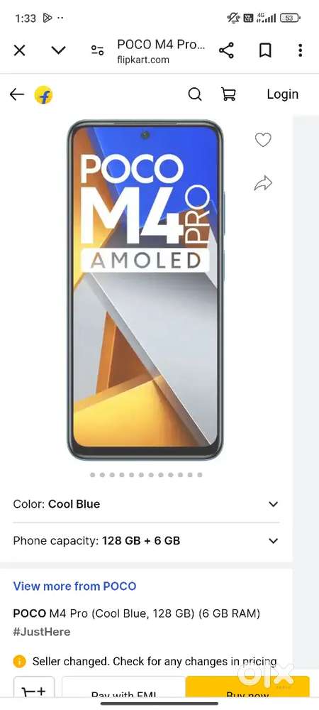 Poco m4 pro 6+128 super condition