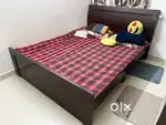 Queen size bed without mattress
