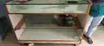 Dress folding table, tv stand all in use