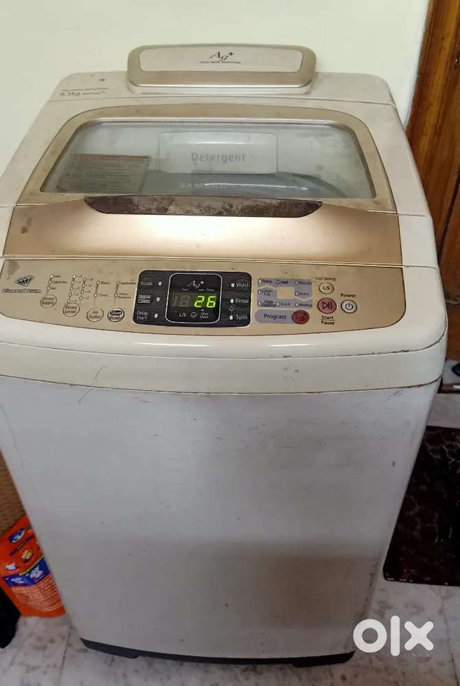 Samsung silver wash fully automatic washing machine 6.5 kg