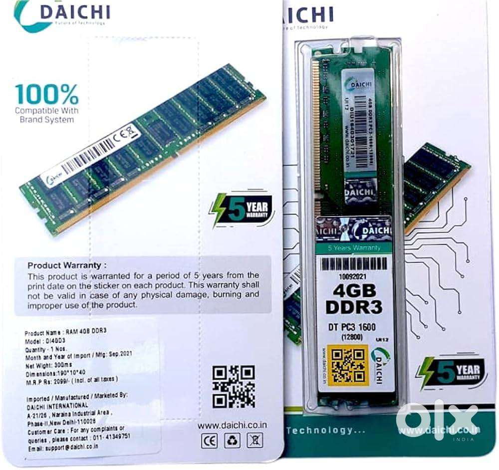 4gb ddr3 Ram 1600mhz