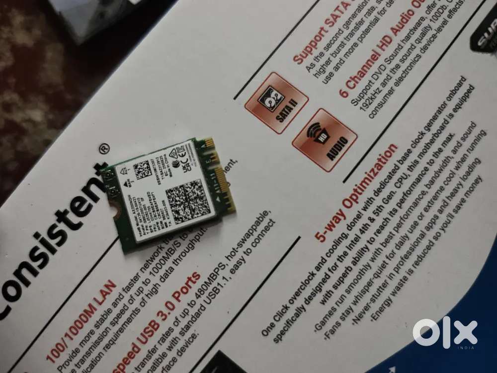 WIFI 6 CARD FOR PC AND LAPTOP