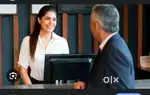 Good looking Reception girl need in office or companies