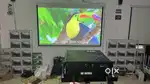 RD2 Projector 350Inch 4K 3D Watch Movies Cricket For Home Office Cafe