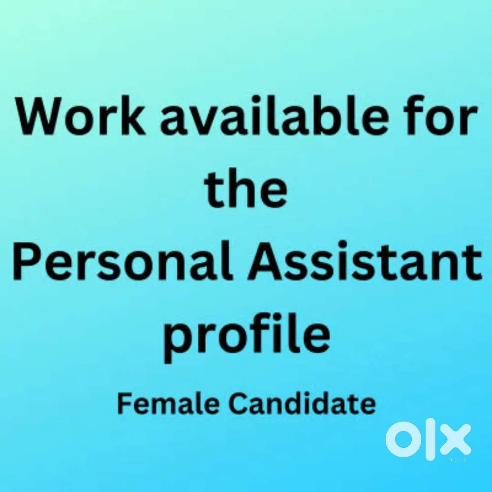 Female Personal Assistant Required Immediately