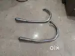 RE GT/INTERCEPTOR 650S FULL SYSTEM EXHAUST ROUND HEAD/BEND PIPES SS316