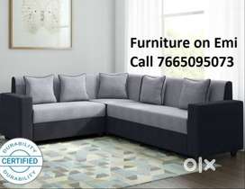 Today price - Sofa set 9449, L shape sofa 15449/-, Emi available
