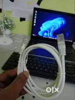 Cat-6 RJ45 Ethernet Patch/LAN Cable 1 Meter (High-Speed Network Cable)