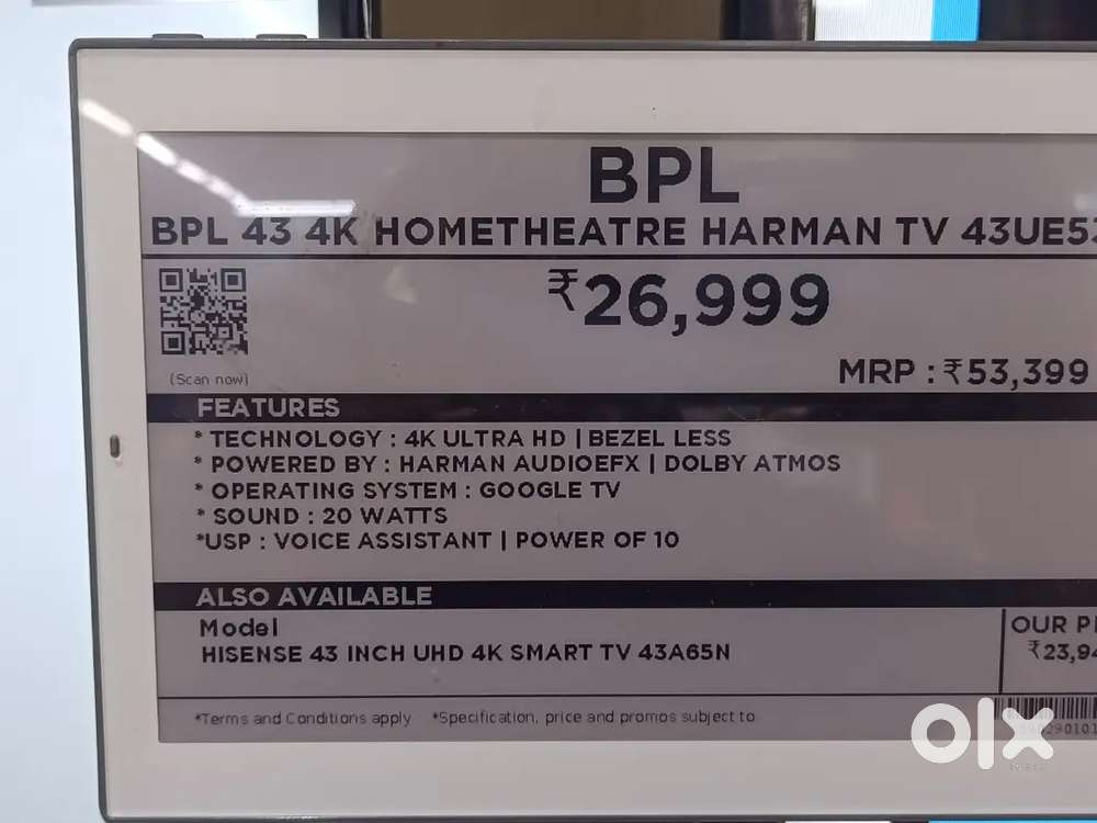 Urjunt brand new Tv sale