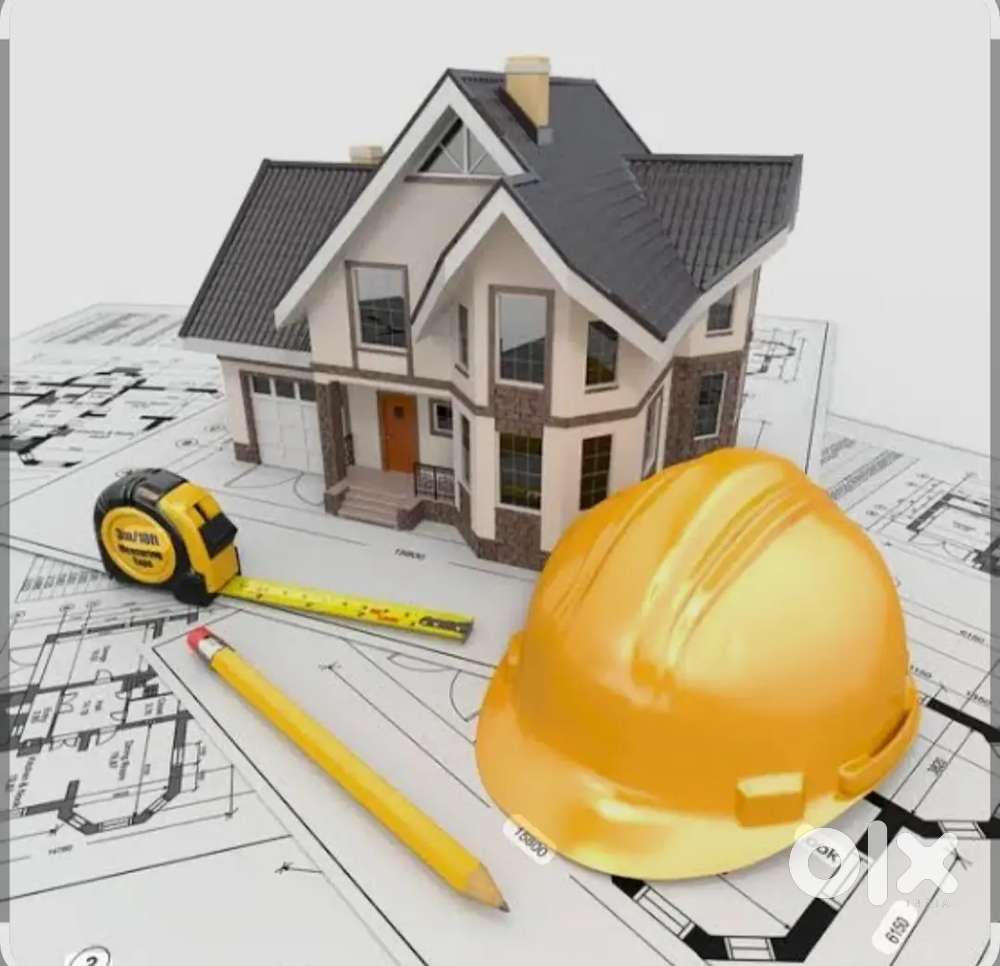 Plan ,estimate, truss, tiling,painting, compound wall