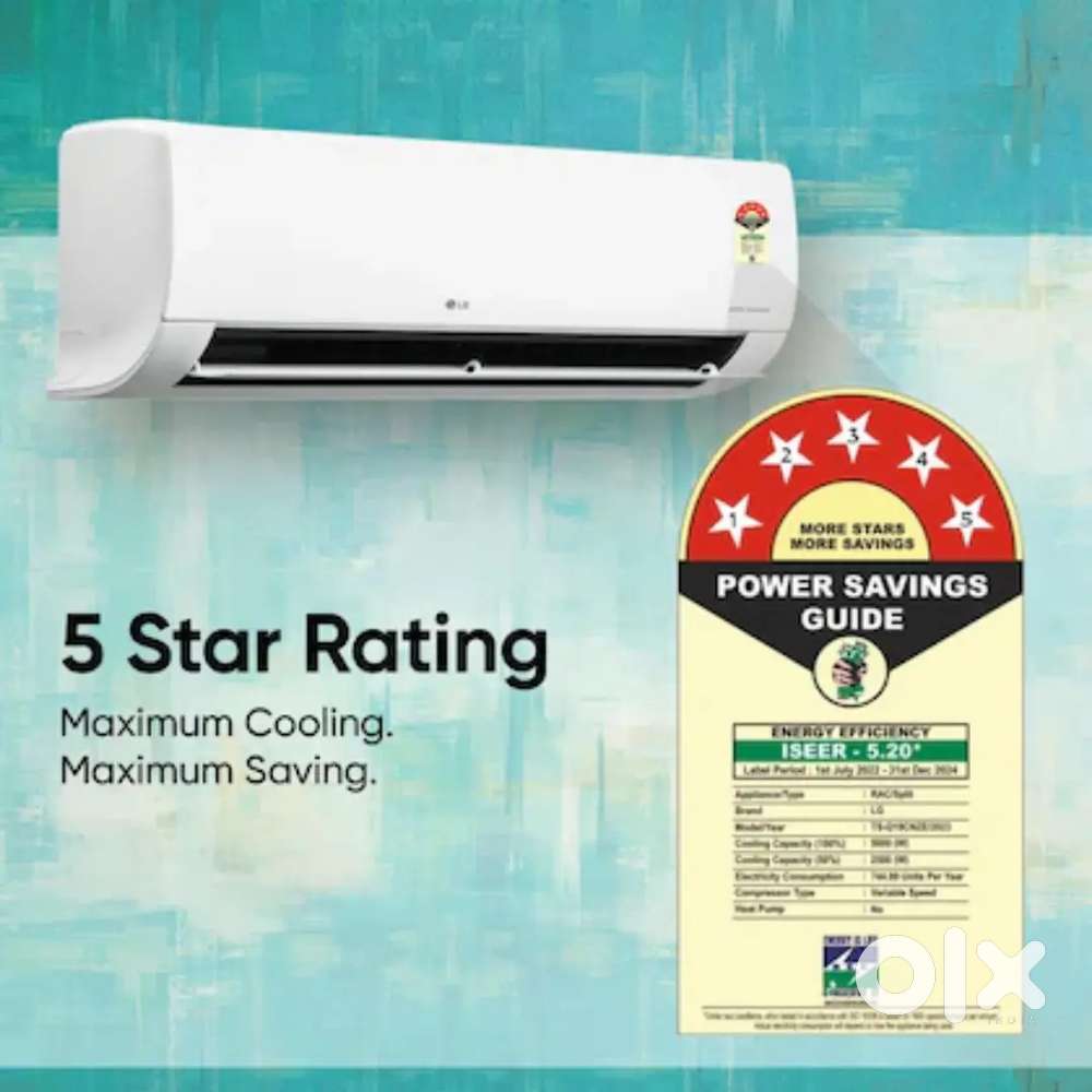 Lg 1.5 ton 5 star ac