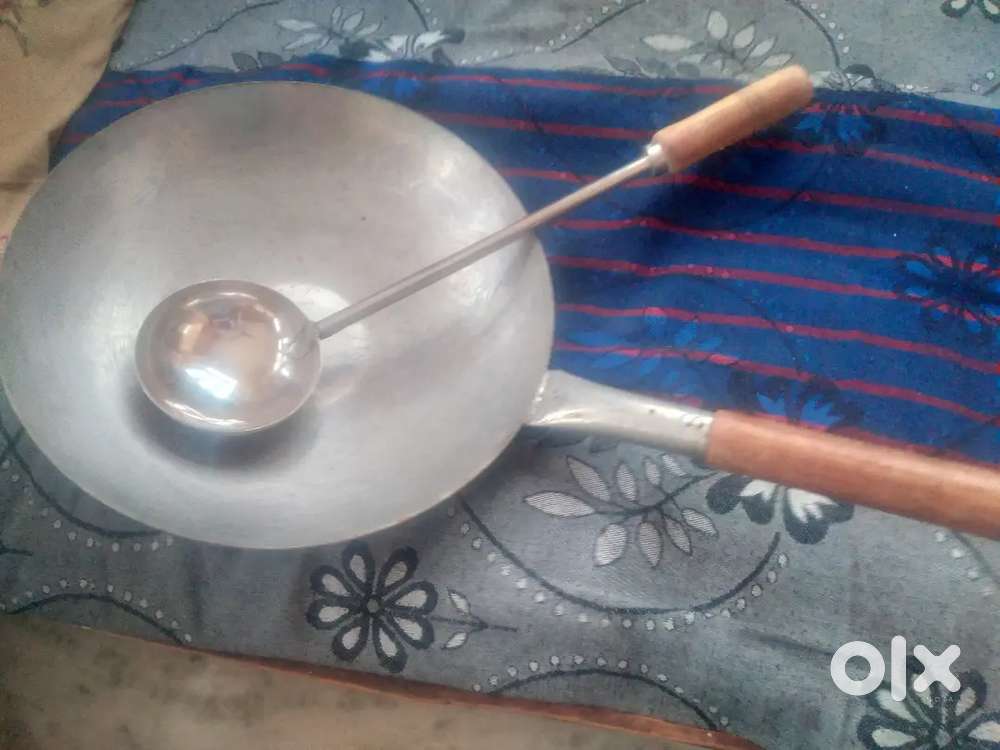 Chinese Wok and spatula (kadchhi)