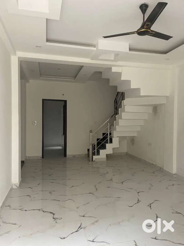 3bhk Duplex with personal terrace low rise apartment gated society met