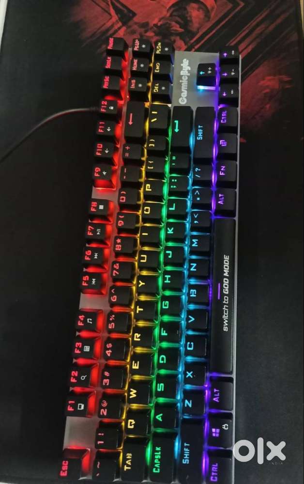 Selling 1.5 yr old Mechanical CosmicByte Backlit Keyboard